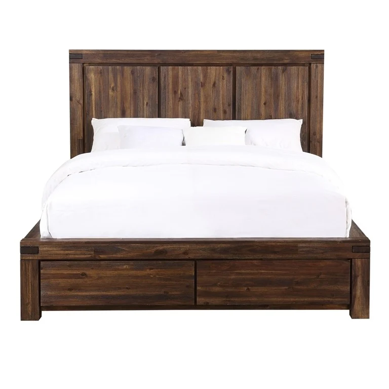 Modus Chalet Platform Brown Storage Bed - Image 5