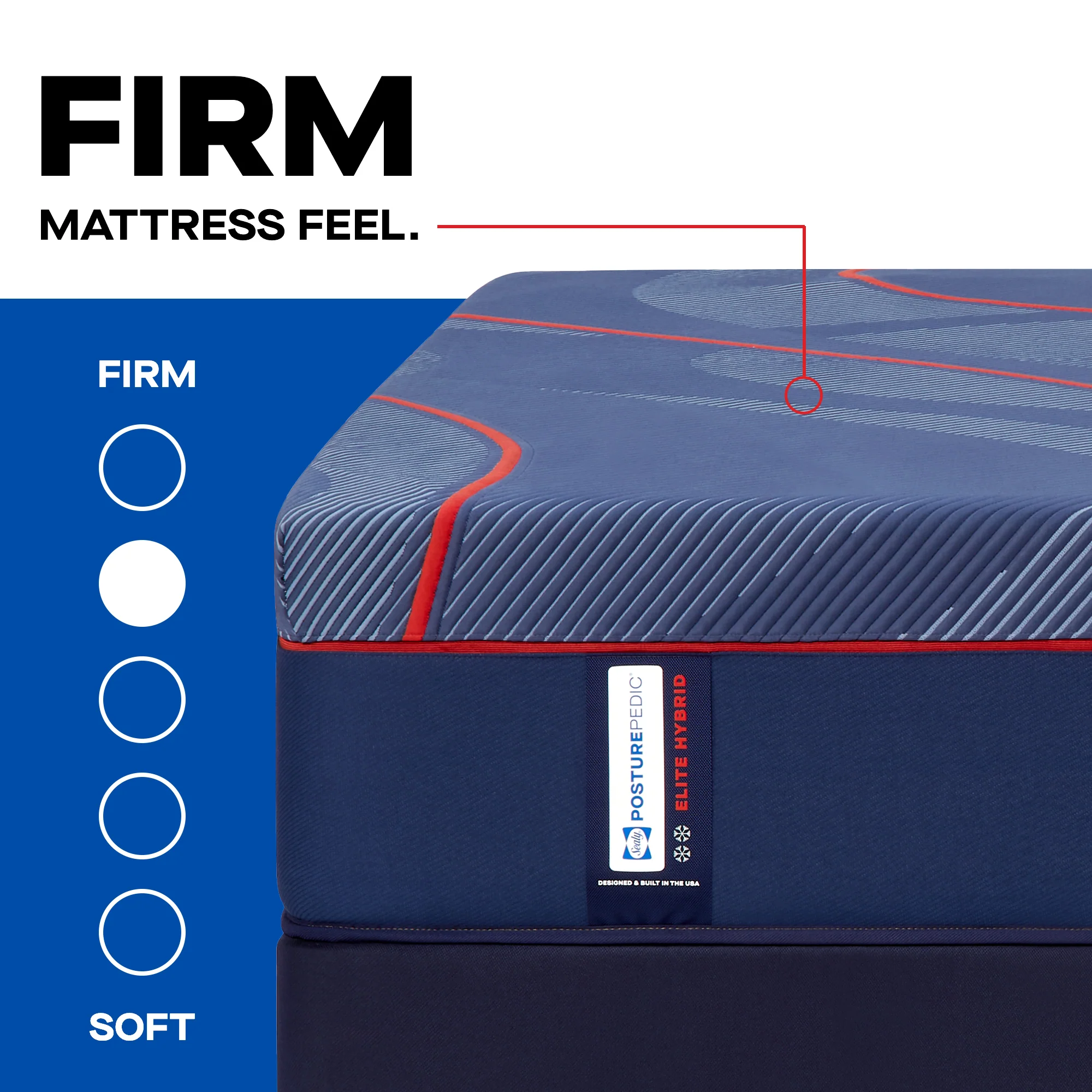 Sealy Posturepedic Elite HPoint2 Hybrid Firm Mattress - Image 2