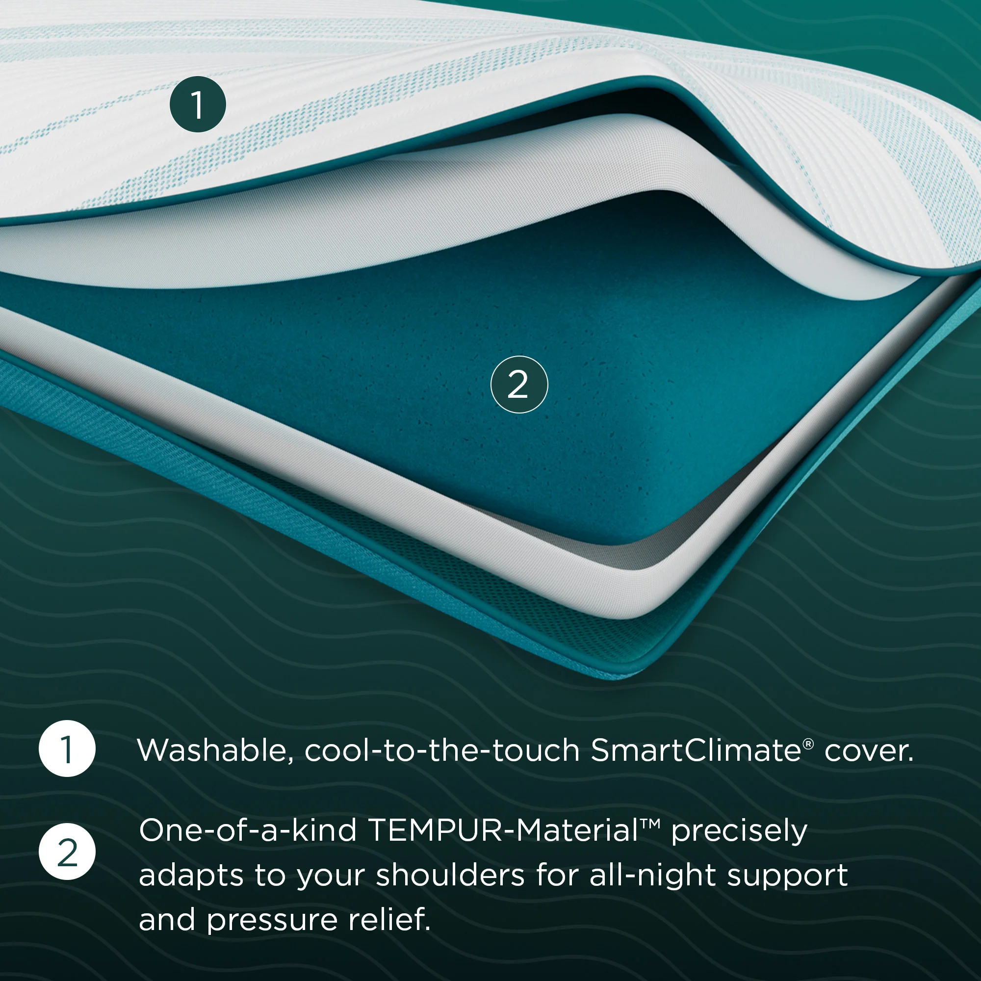 Tempur-Adapt® ProLo 2.0 Pillow - Image 5