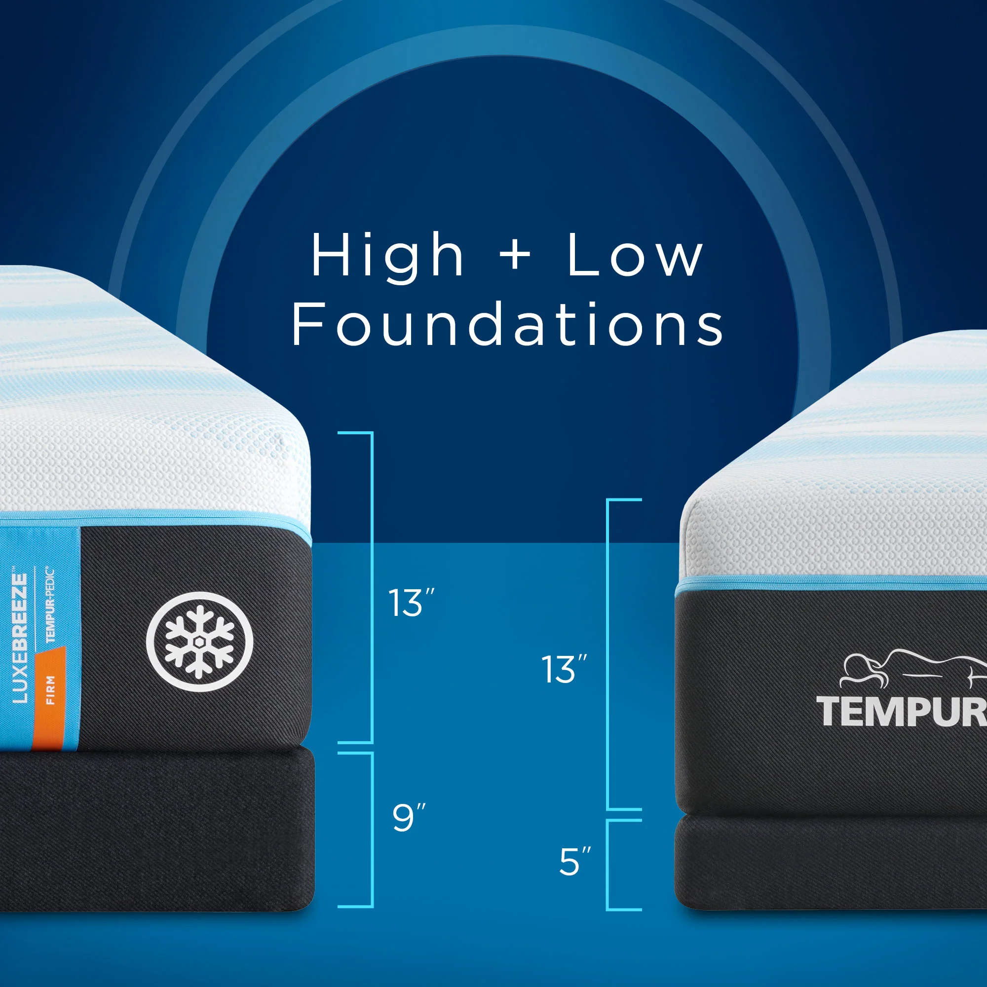 Tempur-LuxeBreeze Firm 2.0 King Split Head - Image 6